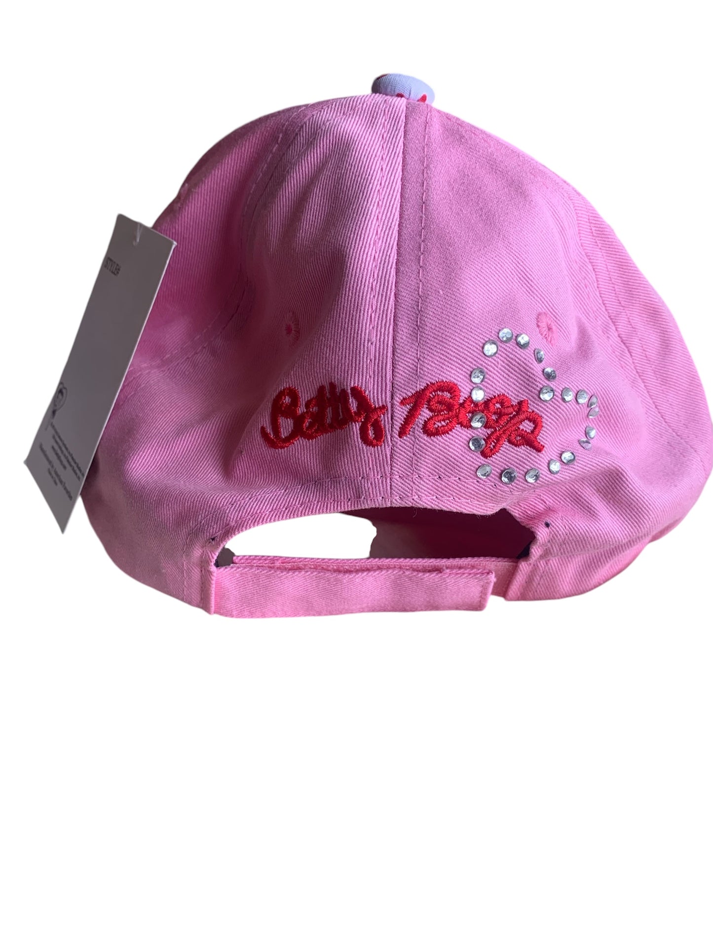 diamanté bb pink hat