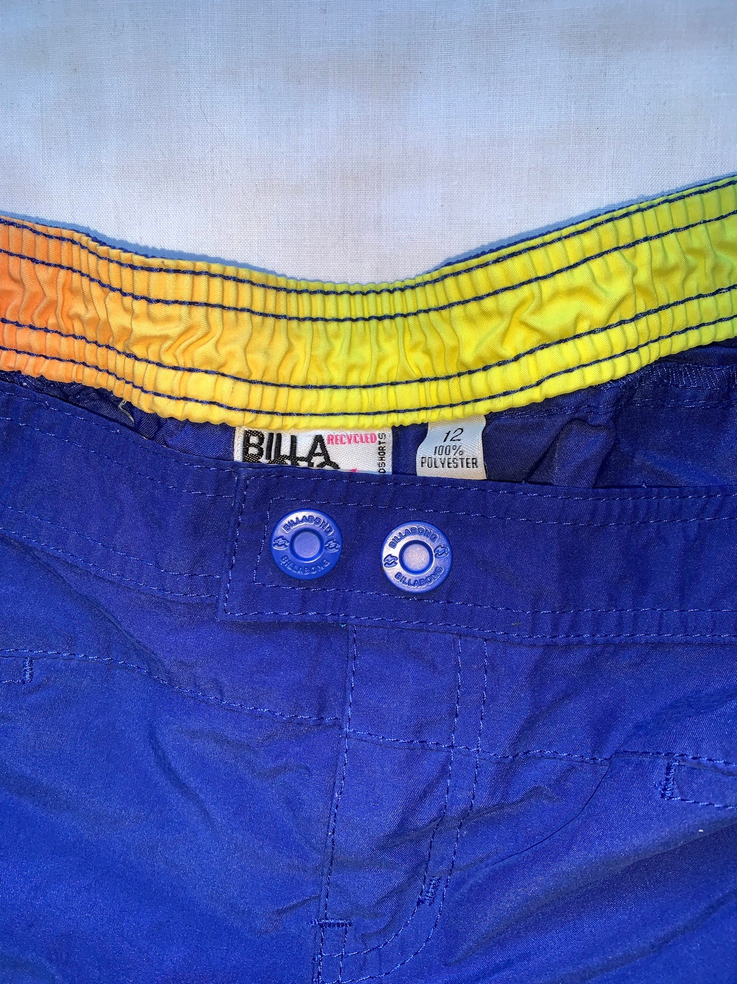 Billabong mini shorts size 12