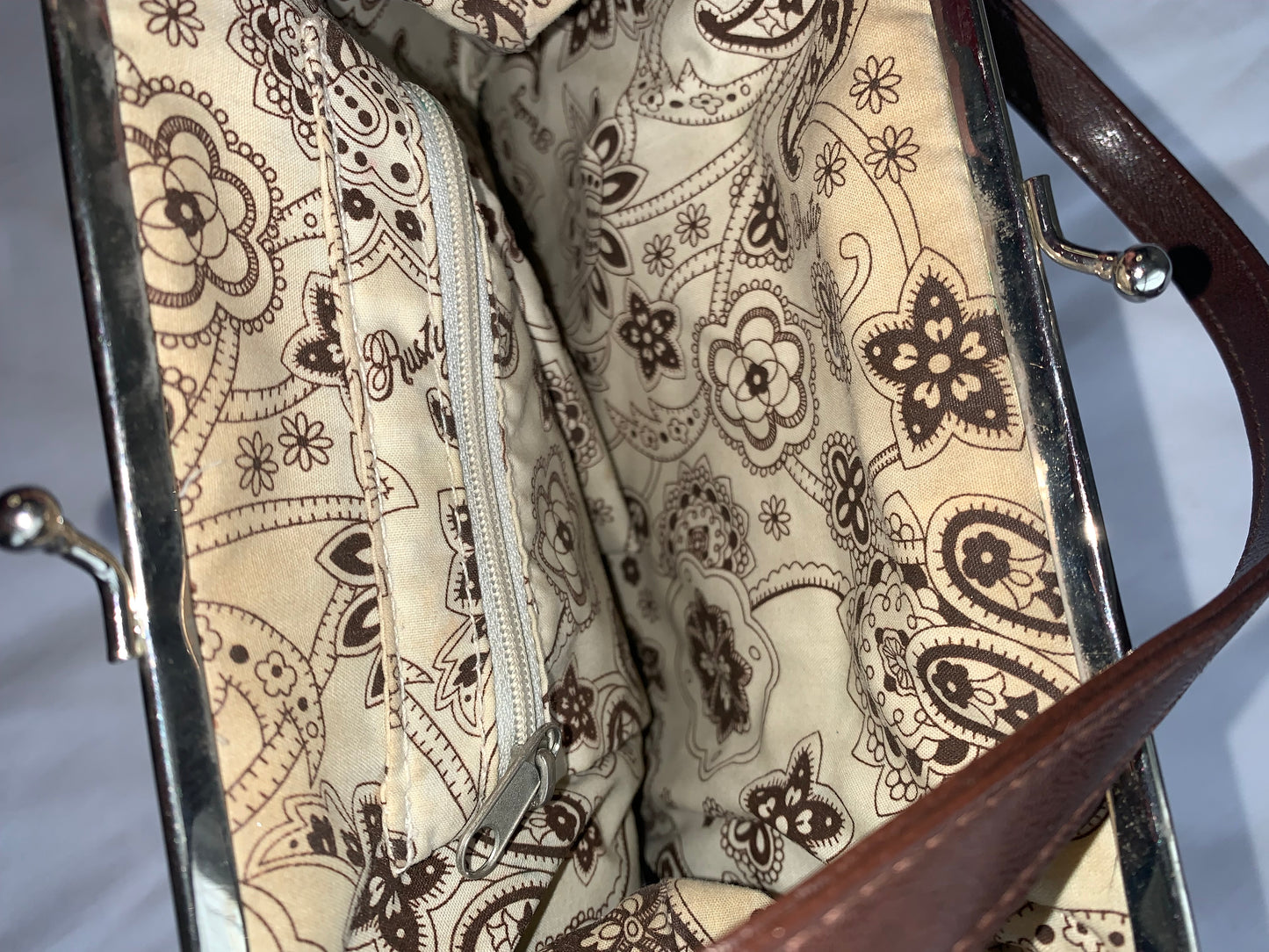 Rusty vintage handbag