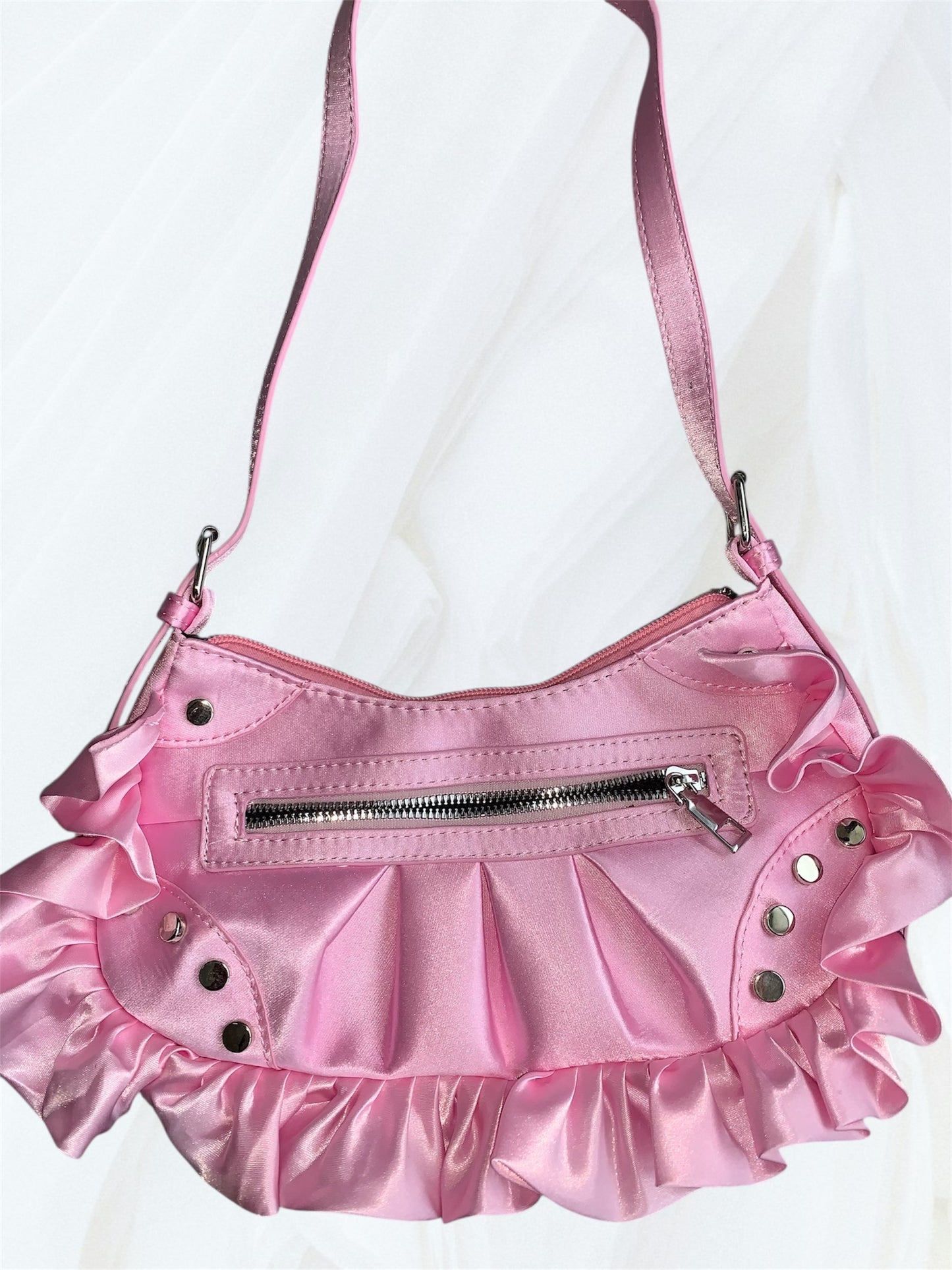 Pink shoulder bag