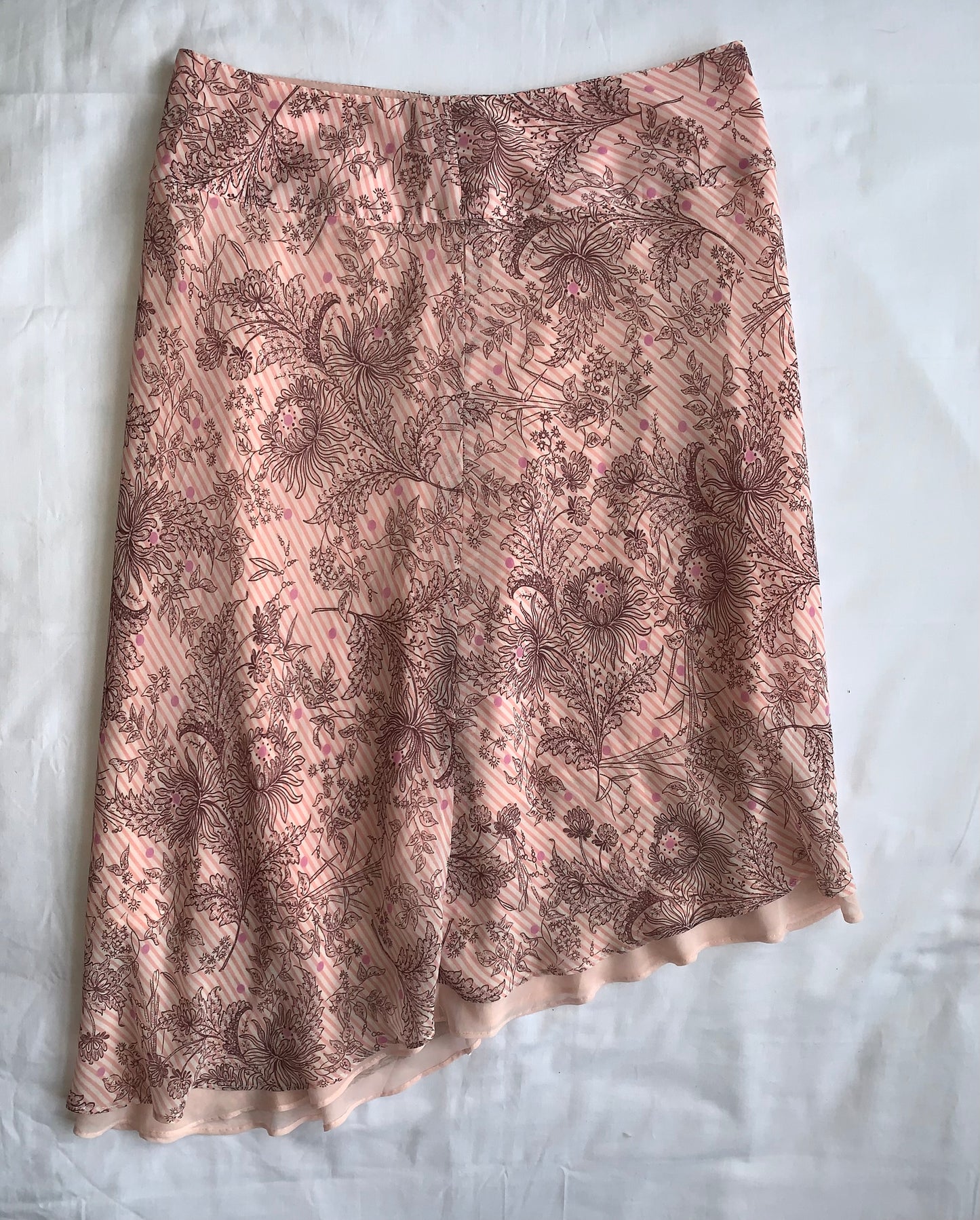 Beautiful pink midi skirt size S