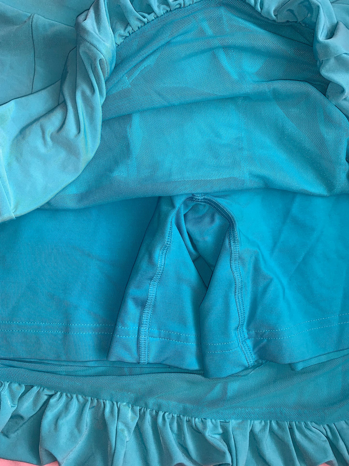 Blue adidas skirt built in shorts size 10