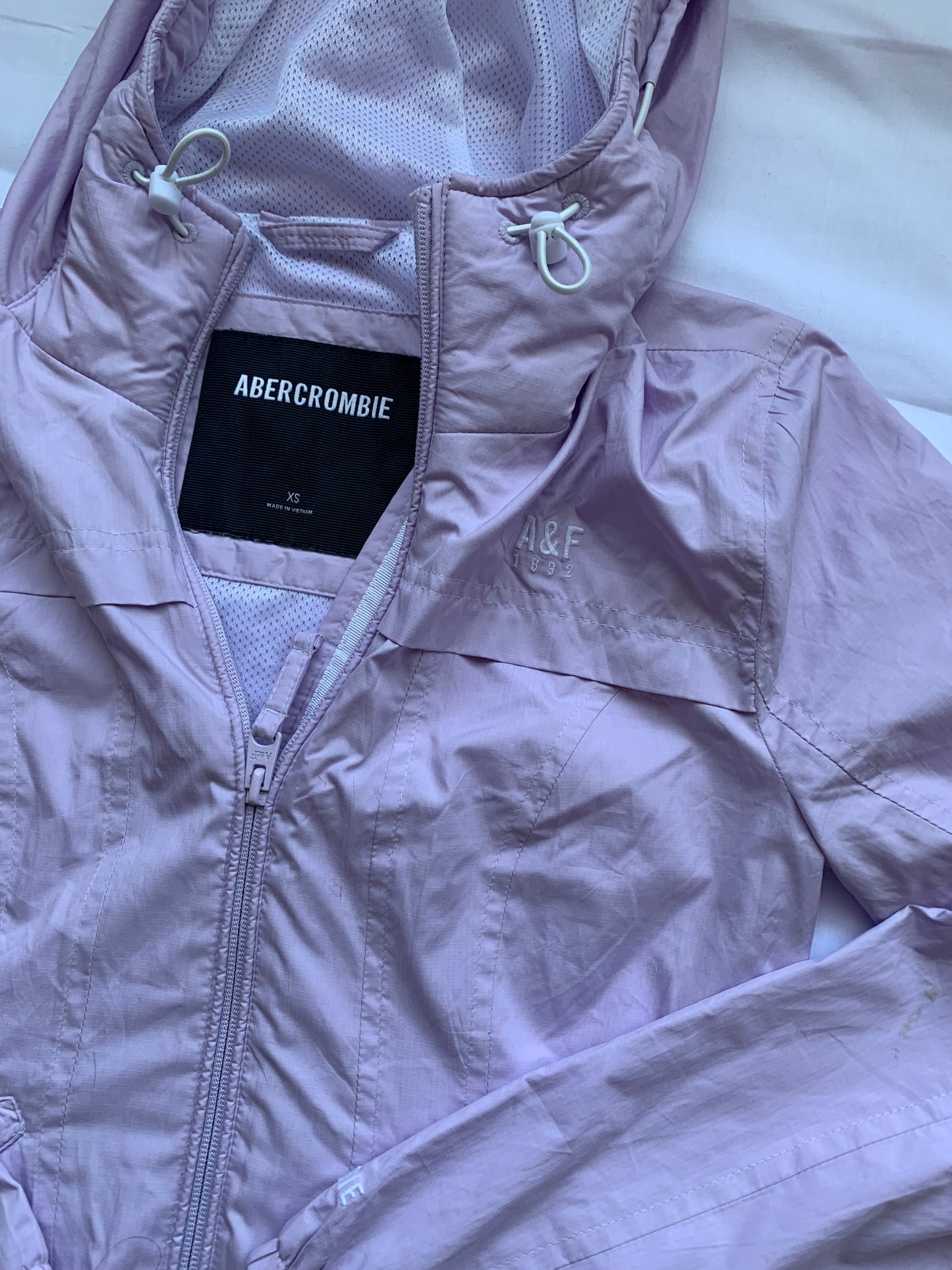 Abercrombie lightweight Parker jacket size xs
