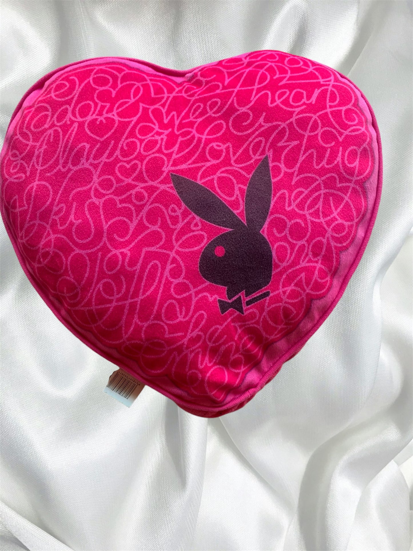 Bunny heart pillow