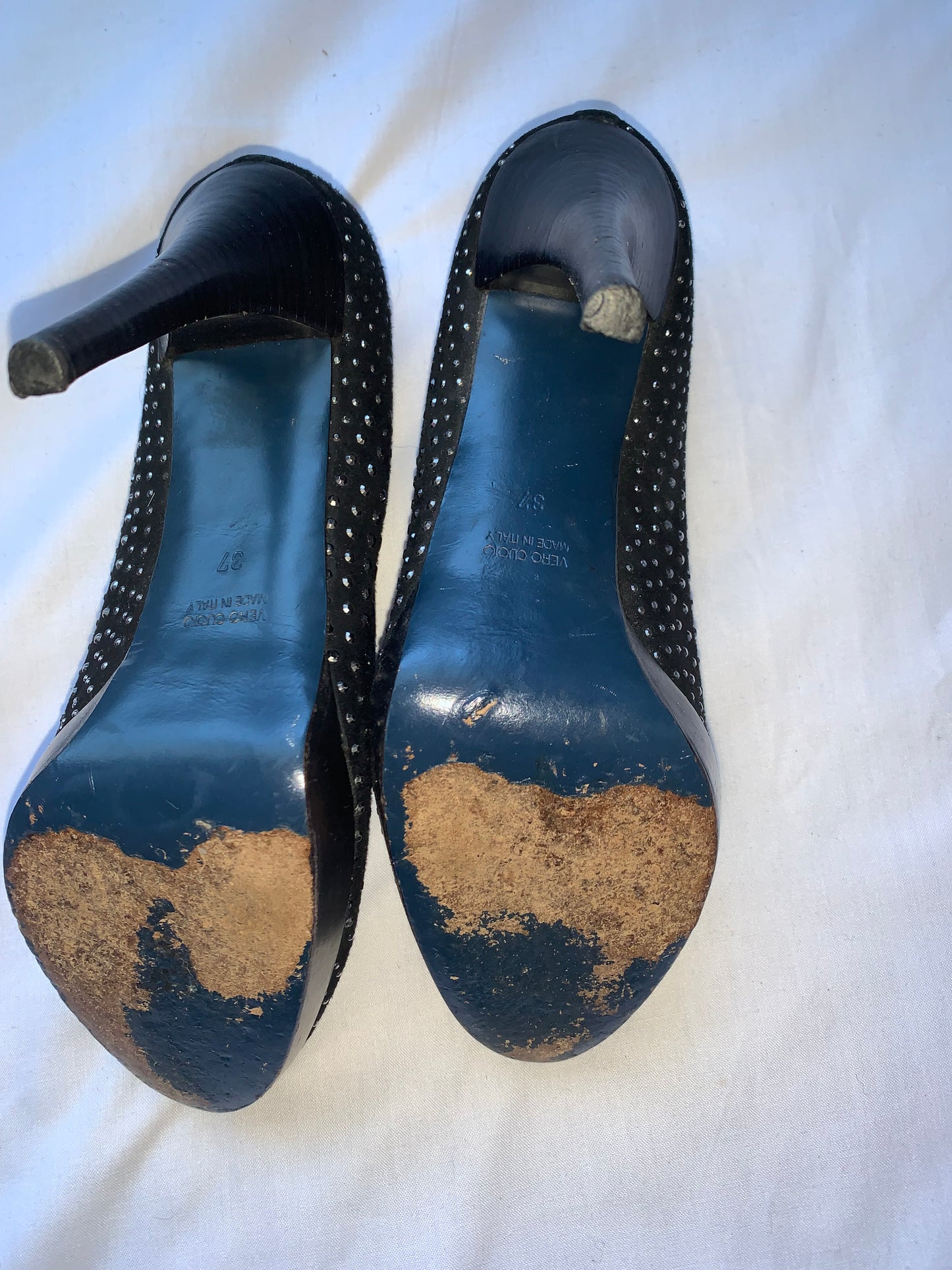 Diamente high heels made in Italy size 37