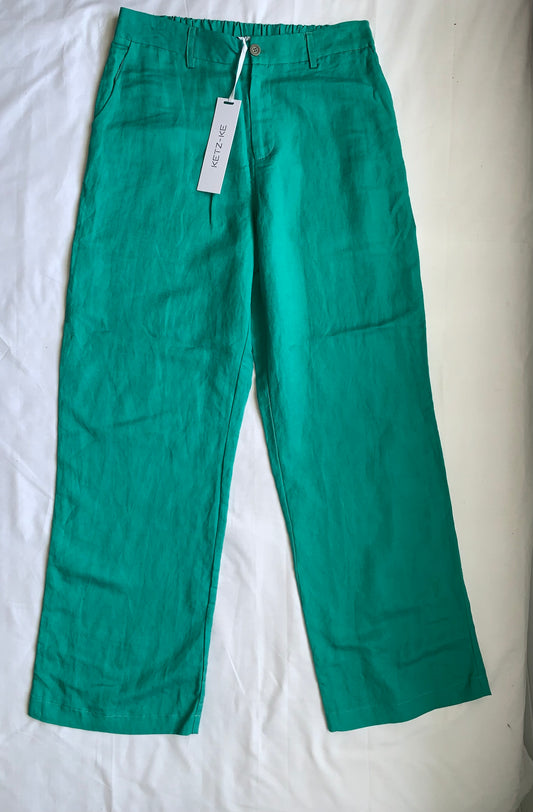 Ketz-ke Teal pants bnwt size 14
