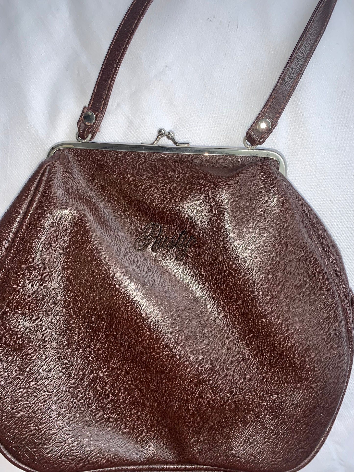 Rusty vintage handbag