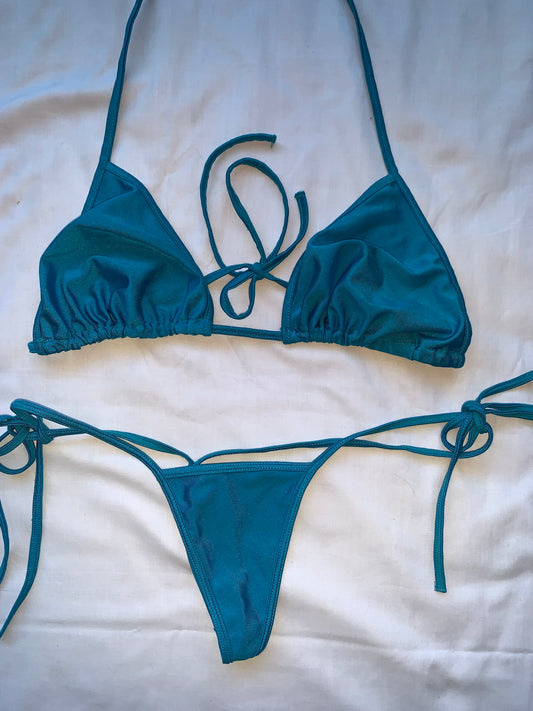 Blue micro bikini size s/xs