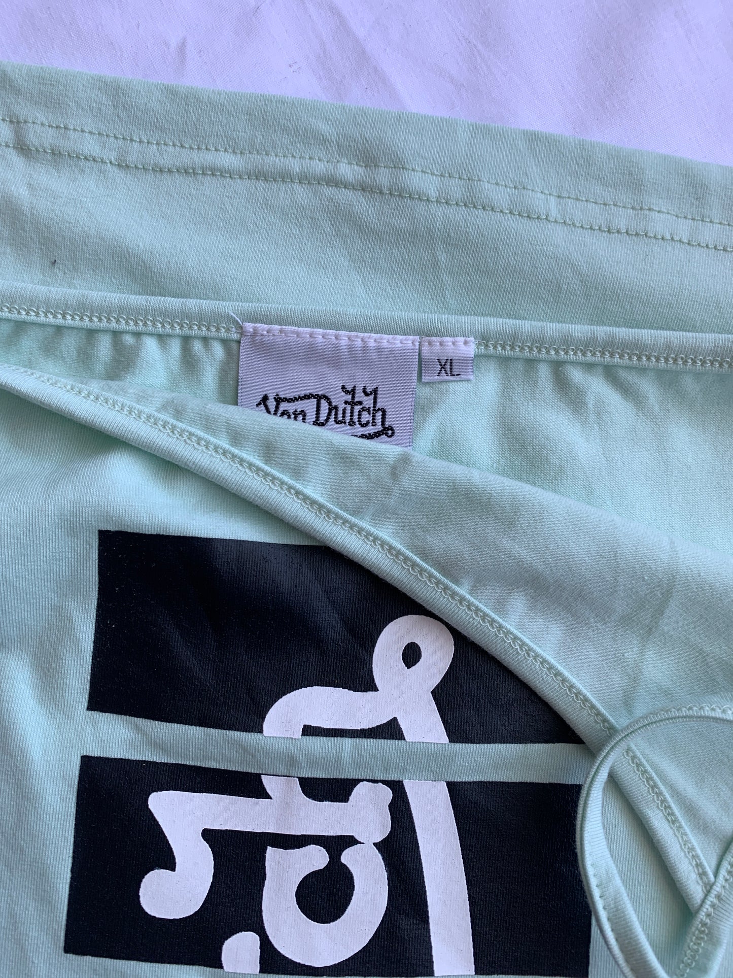 V d singlet green size XL