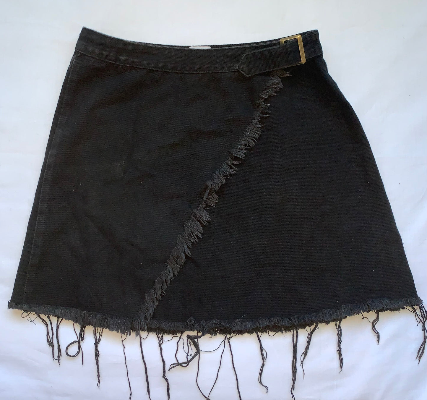 Denim wrap around skirt size 10