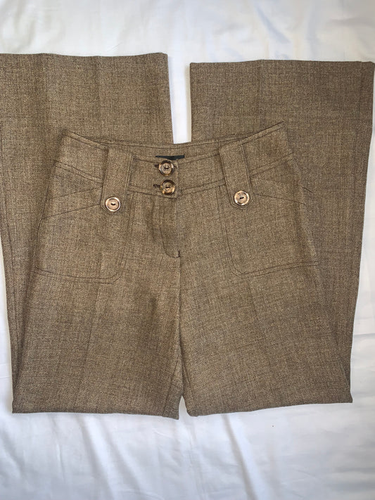 brown wide leg pants size 10 bnwot