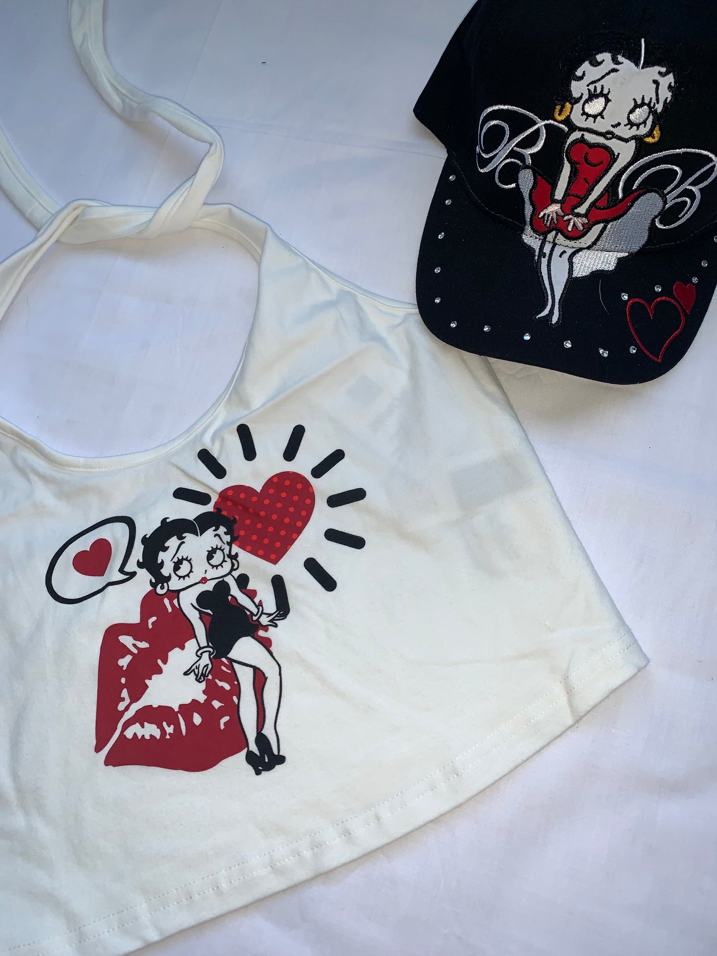 Betty size m top & adjustable SnapBack set