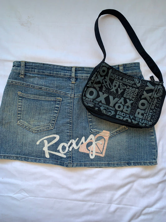 Roxy denim mini skirt size 12