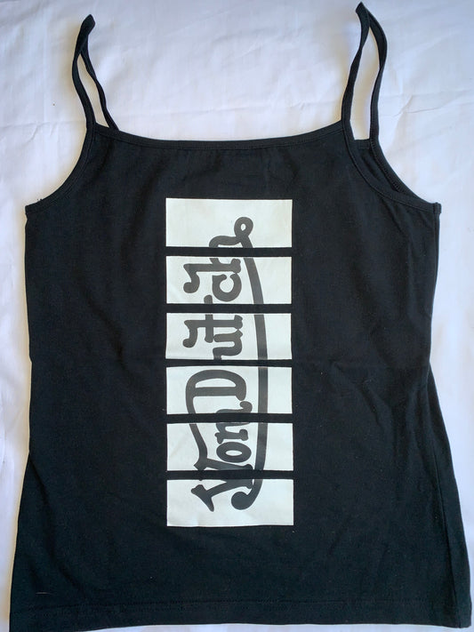 V d singlet black size XL