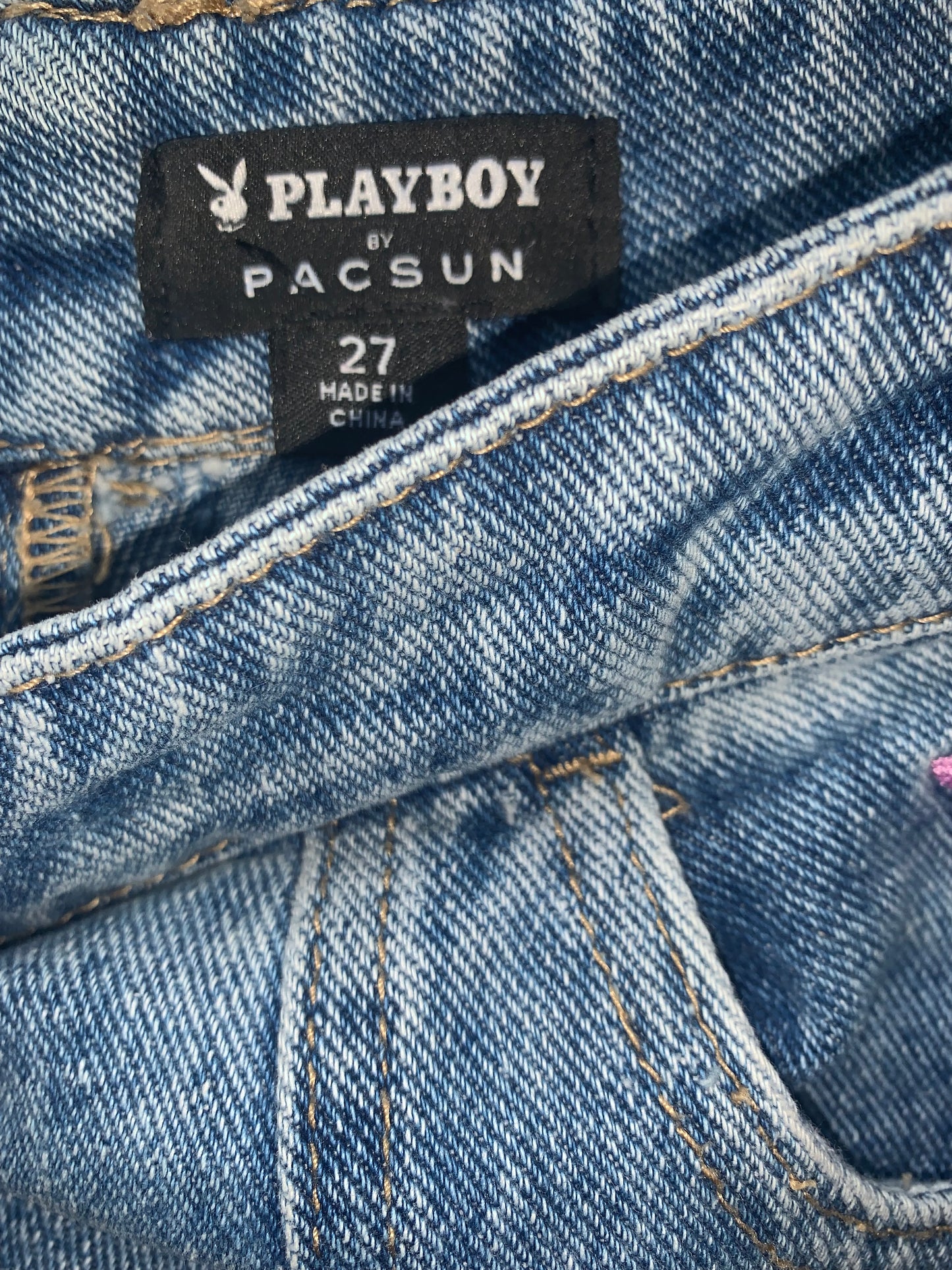 Bunny denim skirt
