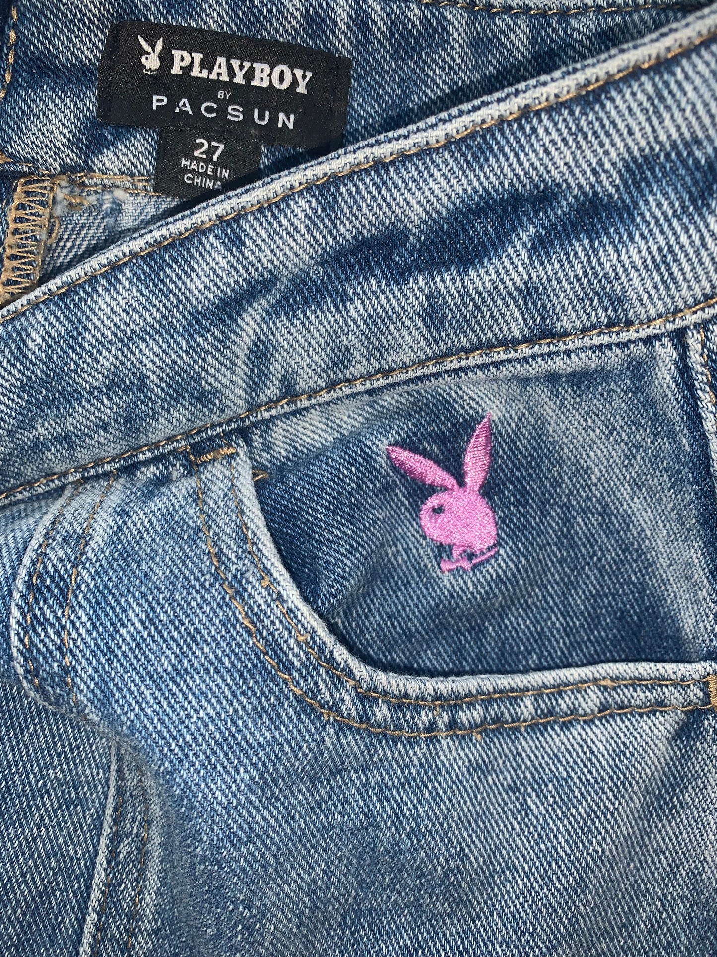 Bunny denim skirt
