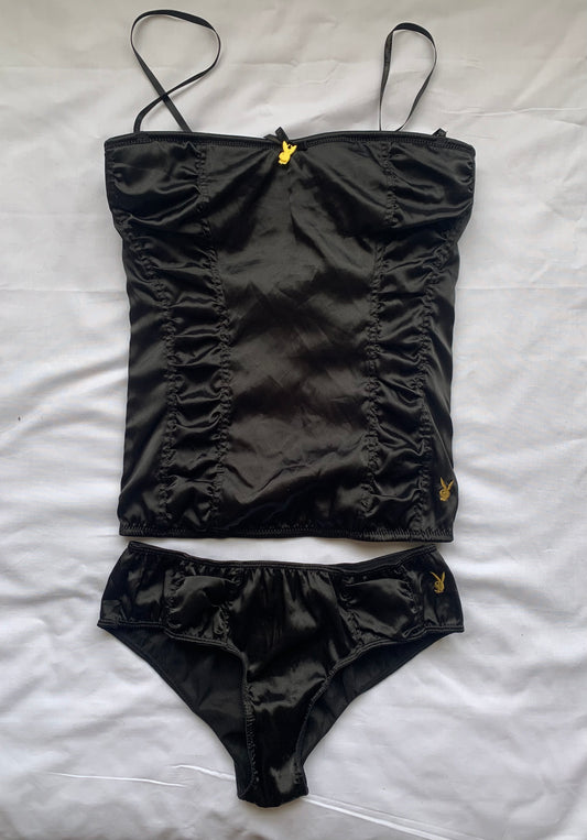 Playboy 2 piece corset set size 10