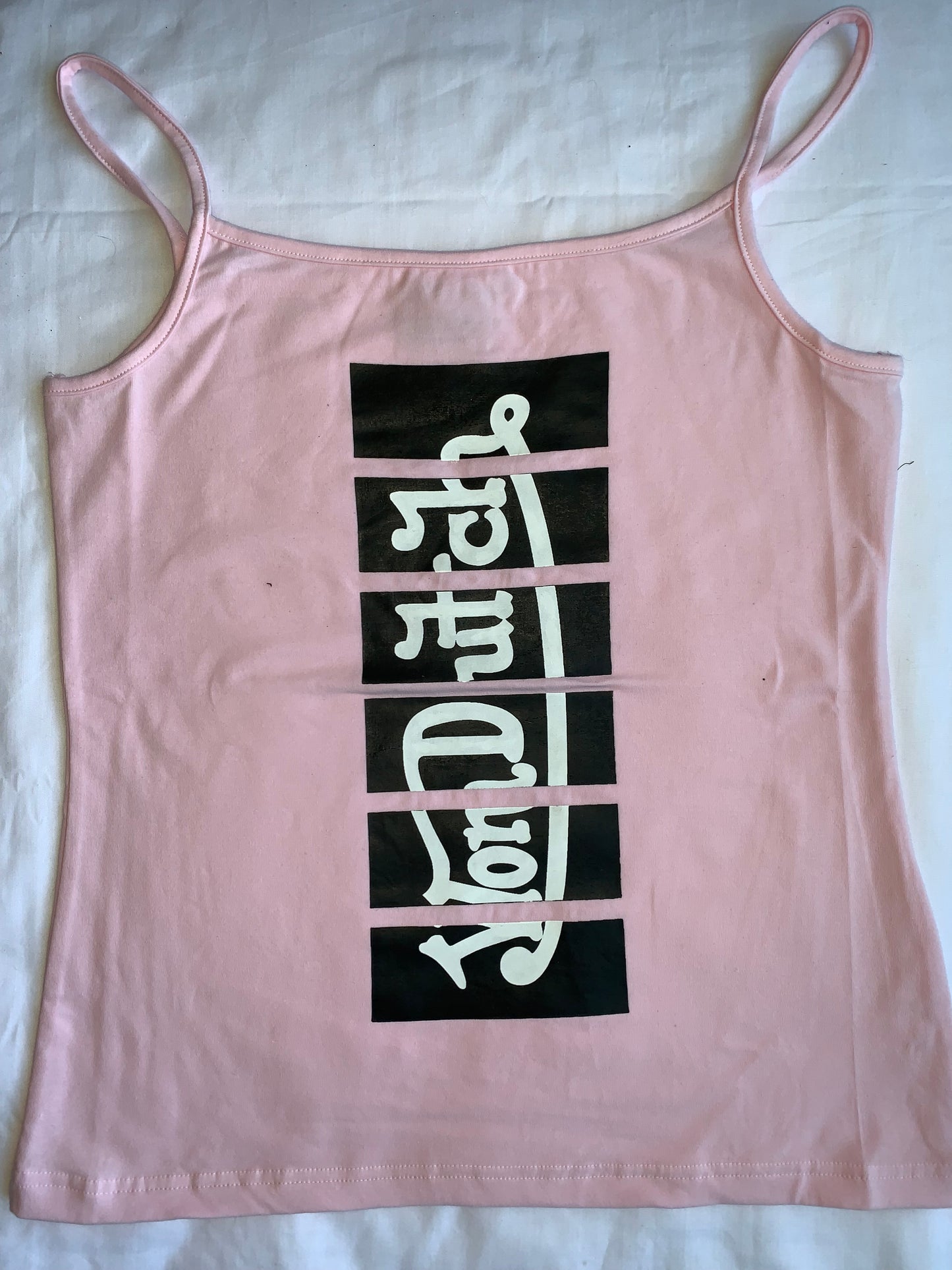 V d singlet pink size L