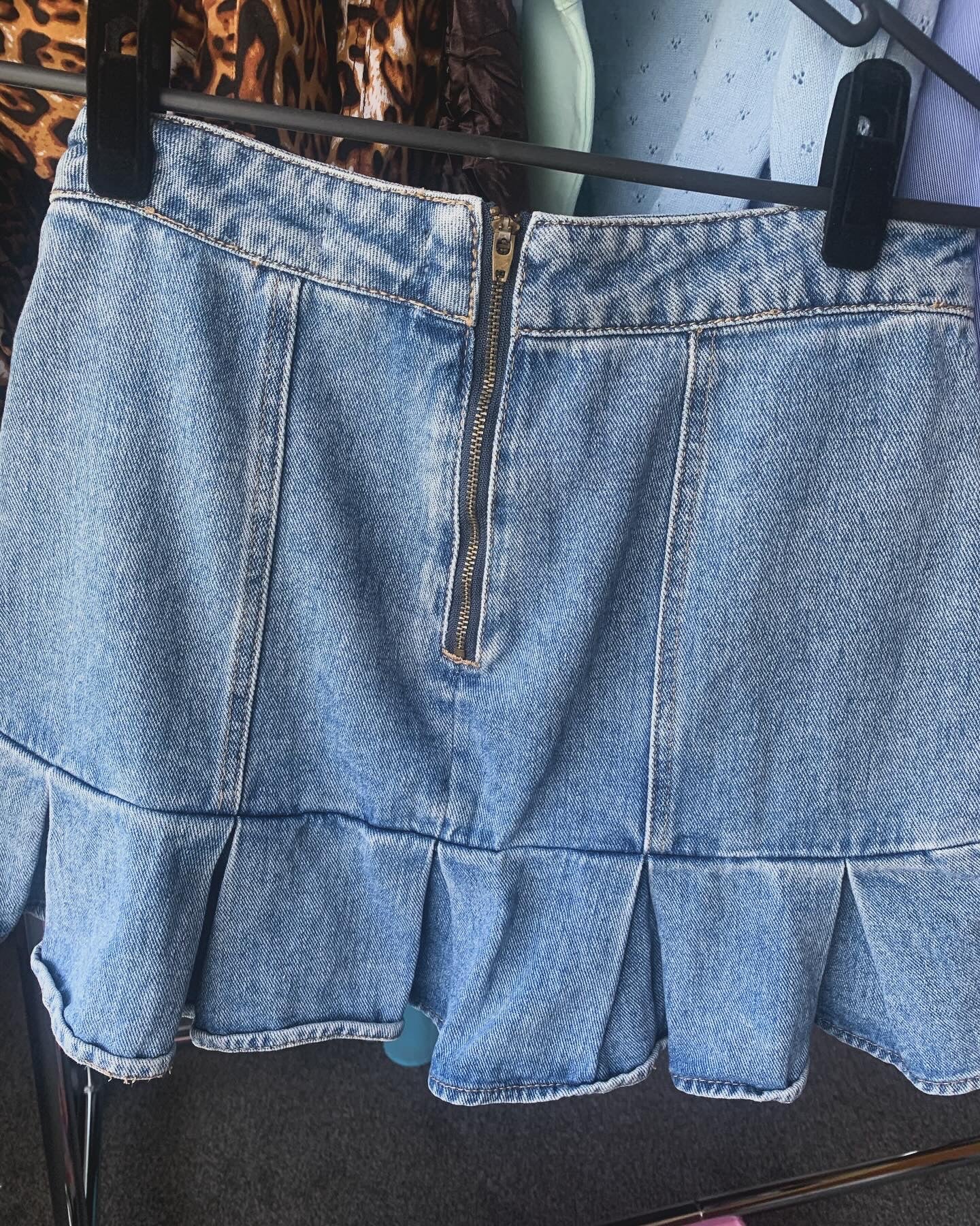 Bunny denim skirt