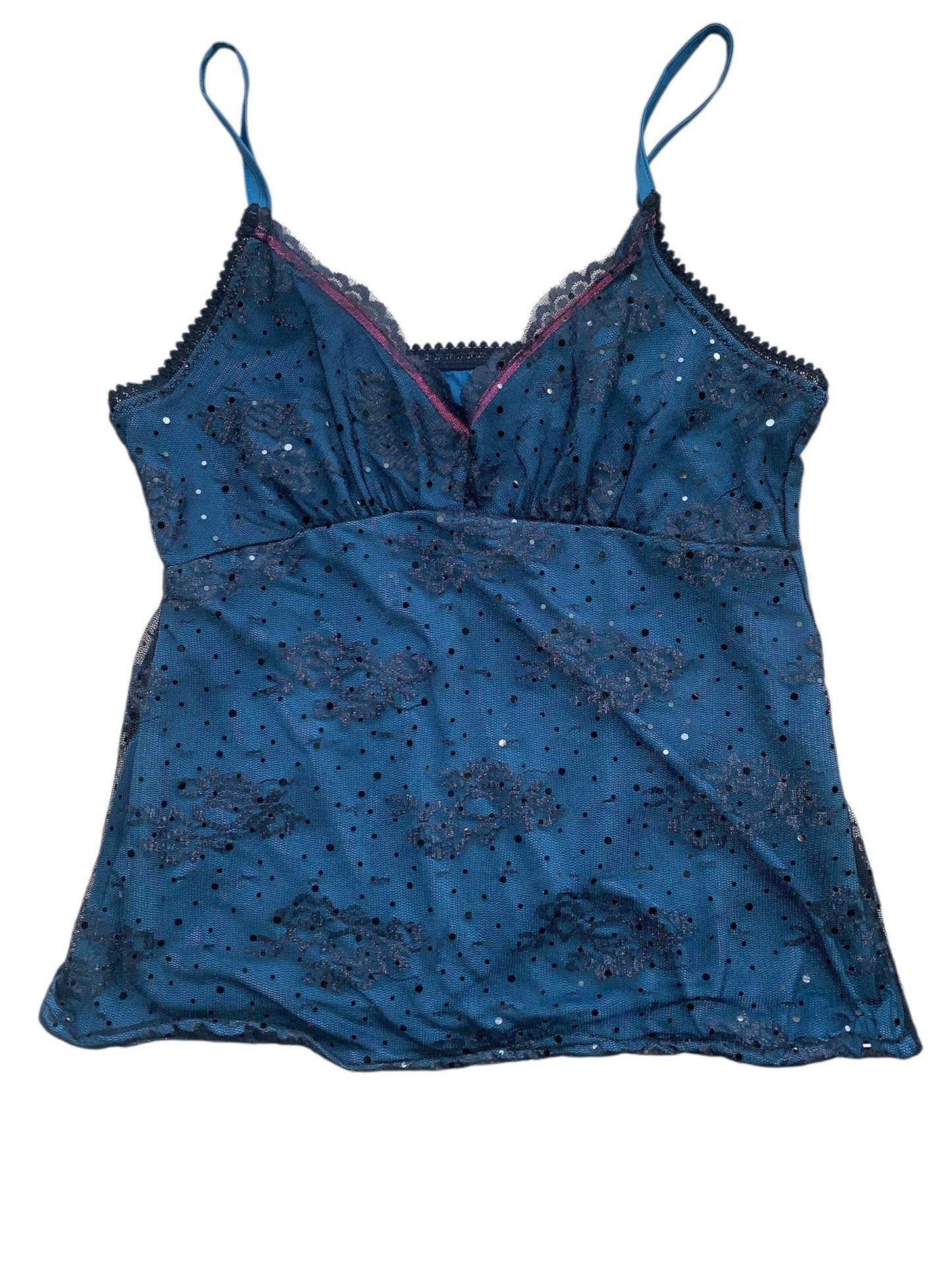 Dark blue sparkly cami size small