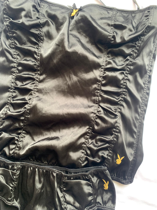 Playboy 2 piece corset set size 10