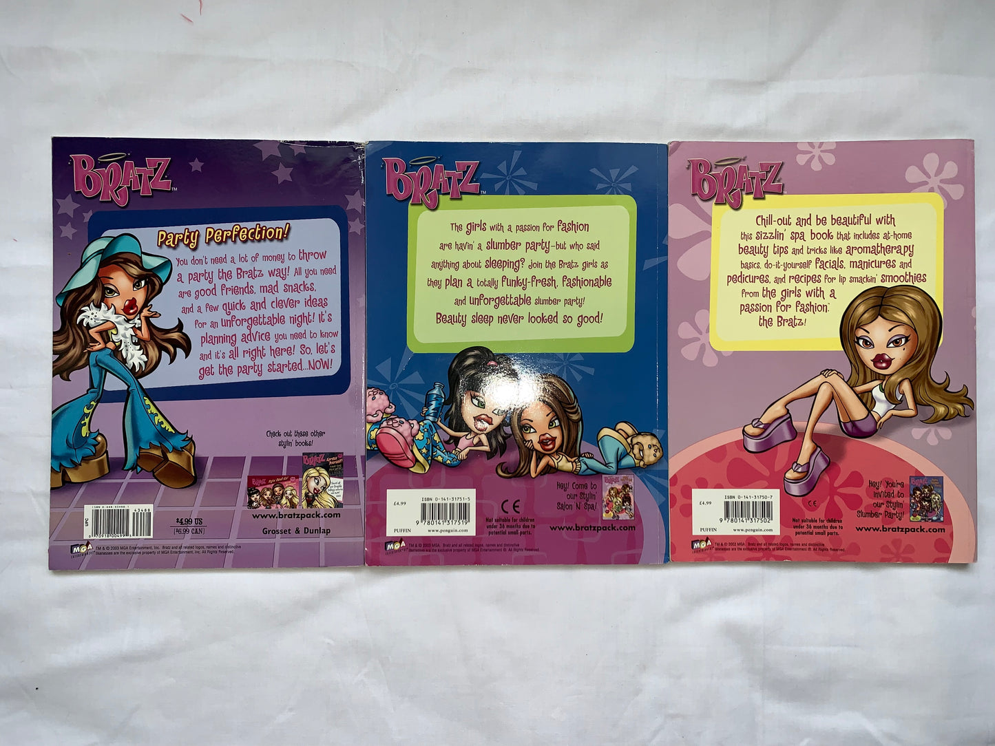 Bratz books 3 set