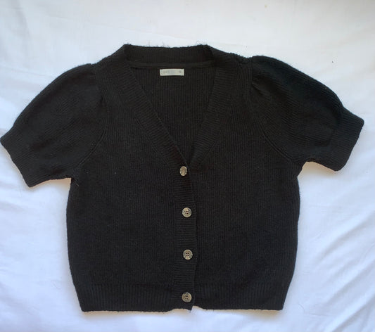 Warm short sleeve cardigan size 10 or 12